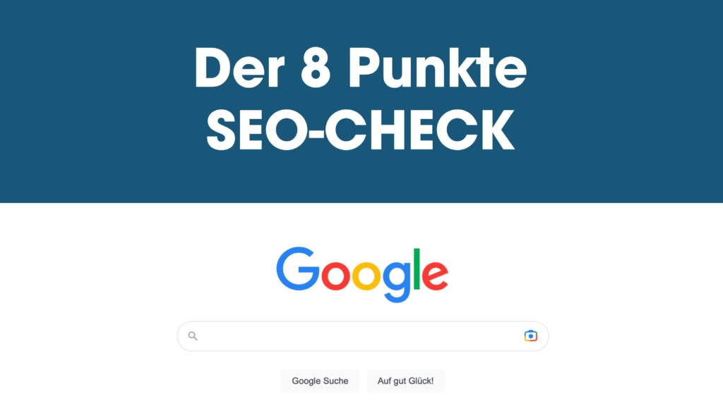 Der 8 Punkte SEO-Check