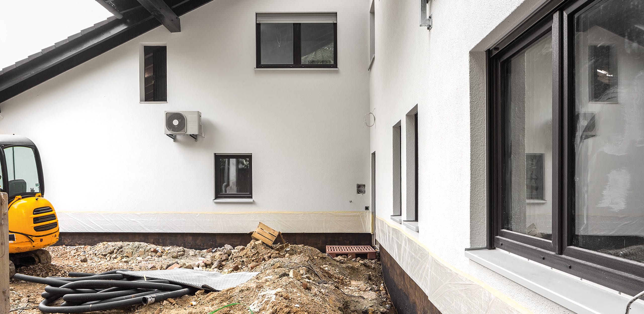 Seitlich eindringende Feuchte